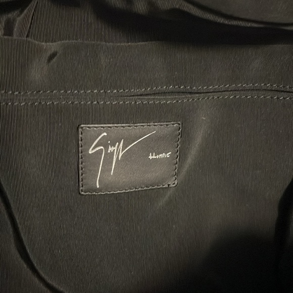 Giuseppe Zanotti design Brand New Black Leather backpack. NWT $1400 - Picture 11 of 13